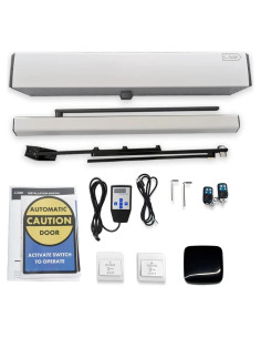 Abridor de Puerta Oscilante Eléctrico WiFi Olorde Plata