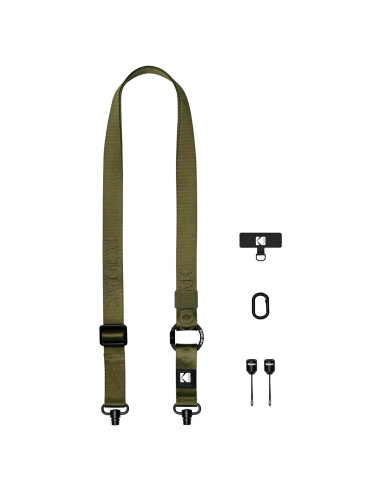 Correa de Cámara Multiusos KODAK Oliva - Ajustable 83-145 cm