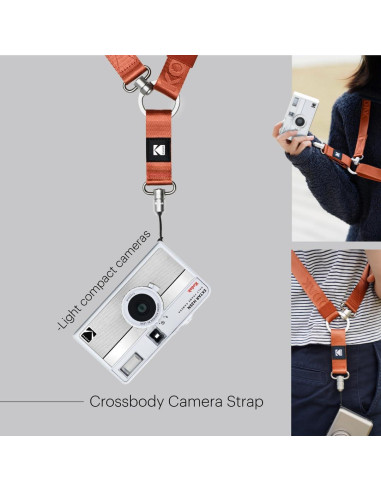 Correa de Cámara Multiusos KODAK Oliva - Ajustable 83-145 cm