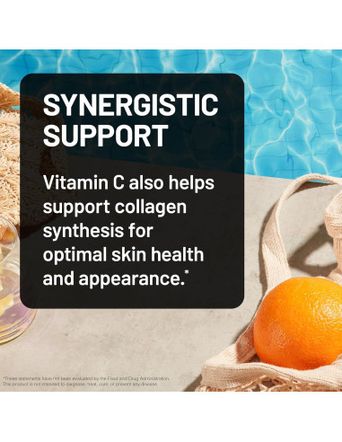 NatureWise Vitamina C 1000mg Vegana - 60 Cápsulas Antioxidantes