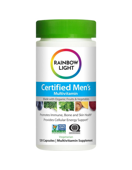 Multivitamina Rainbow Light para Hombres 120 Tabletas - Soporte Inmunológico Multivitamina Rainbow Light para Hombres 120 Tabletas - Soporte Inmunológico