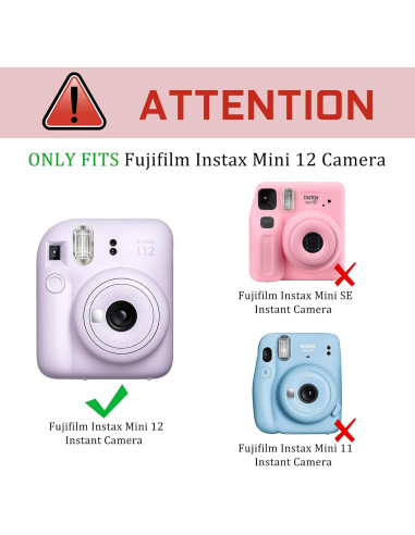 Funda Protectora Fintie para Fujifilm Instax Mini 12 - Cuero Vegano