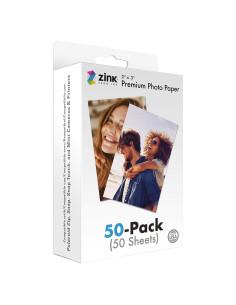 Papel Fotográfico Adhesivo Premium Zink 5x7.6cm - 50 Paquetes