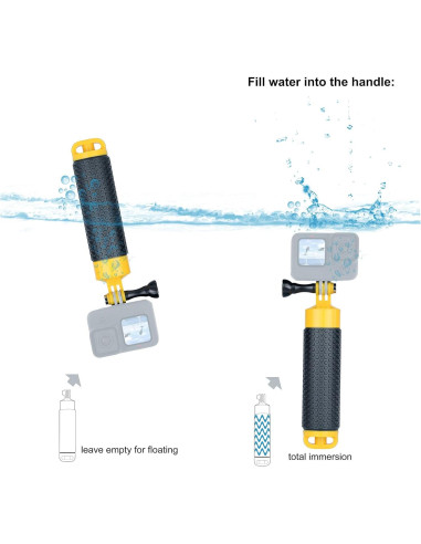 Agarradera Flotante YALLSAME con Trípode para GoPro y DJI