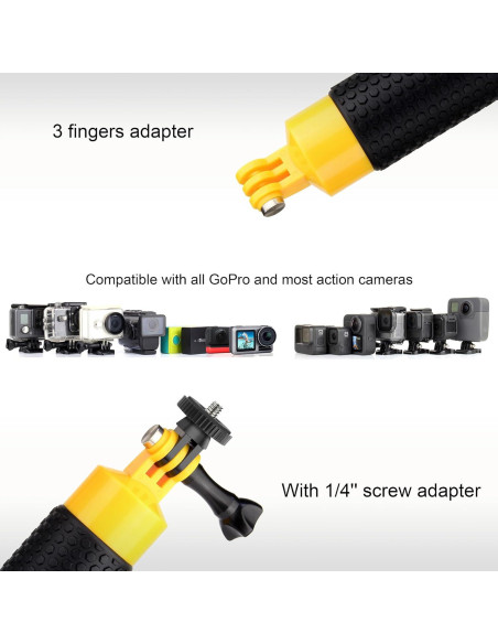 Agarradera Flotante YALLSAME con Trípode para GoPro y DJI
