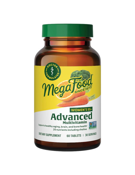 MegaFood Multivitamina Avanzada Mujeres 55+ 60 Tabletas MegaFood Multivitamina Avanzada Mujeres 55+ 60 Tabletas