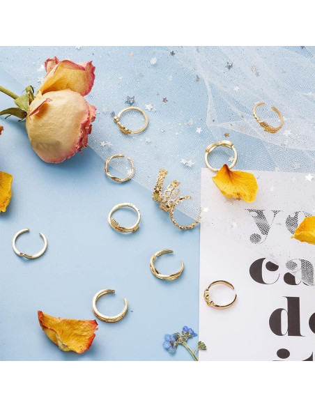 Juego de 24 Anillos Ajustables para Dedos de los Pies Mujer