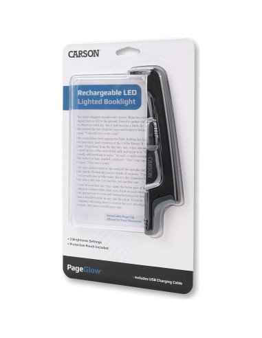 Luz de Lectura Recargable LED Carson PageGlow PG-10R