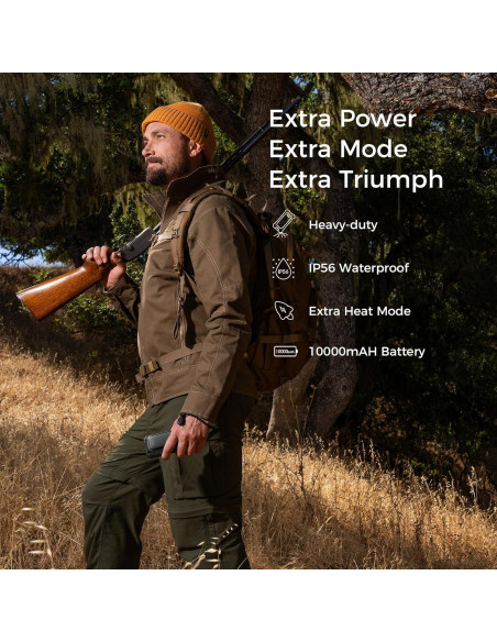 Calentador de Manos OCOOPA UT3201-BK 10000mAh Impermeable