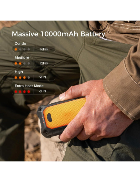 Calentador de Manos OCOOPA UT3201-BK 10000mAh Impermeable