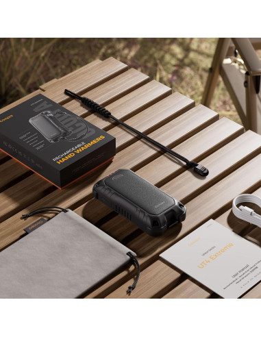 Calentador de Manos OCOOPA UT3201-BK 10000mAh Impermeable