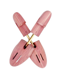 Árbol de Zapatos de Madera de Cedro Rojo Ajustable para Hombres