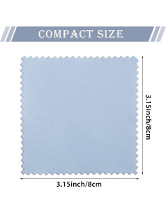 Paños de Pulido Moukeren 150 Pcs Microfibra 8x8 cm 2