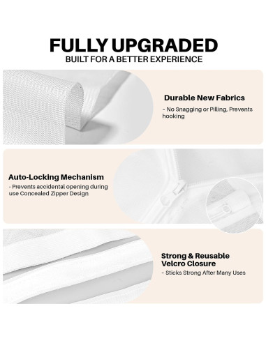 Bolsa para Secar Zapatos NMQHPA 40x40 cm Malla Crema 1 Paquete