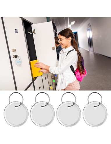 Etiquetas de Llave de Metal Hotop 500 Piezas 3.18 cm