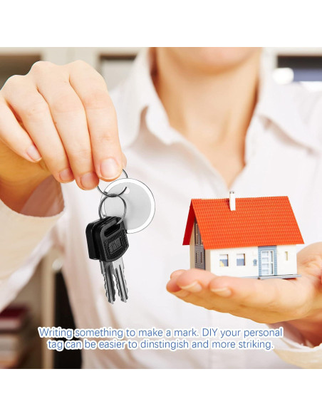 Etiquetas de Llave de Metal Hotop 500 Piezas 3.18 cm