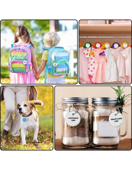 Etiquetas de Llave de Metal Hotop 500 Piezas 3.18 cm