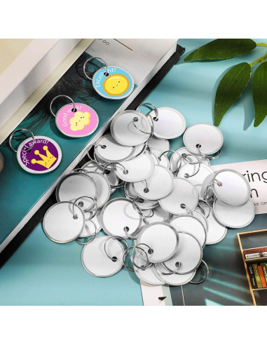 Etiquetas de Llave de Metal Hotop 500 Piezas 3.18 cm