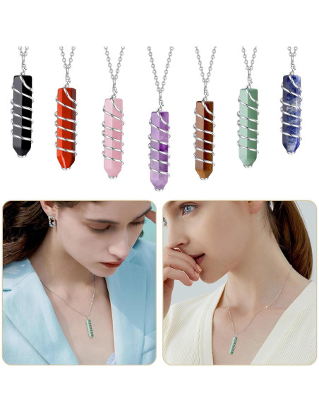 Conjunto de 20 Varitas de Cristal Aventurina Verde QINJIEJIE