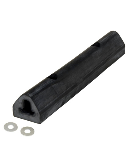 Parachoques de goma Vestil M-2-12 30.48x5.08x4.45 cm Negro Parachoques de goma Vestil M-2-12 30.48x5.08x4.45 cm Negro