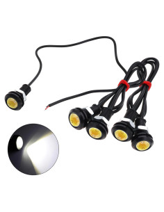 5 Luces LED Ojo de Águila DriSentri 18mm 12V 9W Blanca