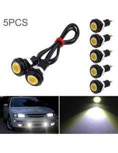 5 Luces LED Ojo de Águila DriSentri 18mm 12V 9W Blanca 2
