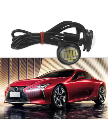 10 Luces LED DriSentri 18mm Circulación Diurna 12V Blancas