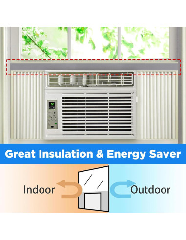 Cinta de Espuma Selladora para Aire Acondicionado moonoom 4 Pcs 2.54cm x 1.98m