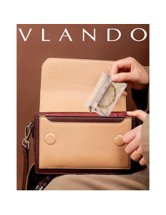 Organizador de Joyería de Viaje Vlando 12 Pcs Terciopelo 2