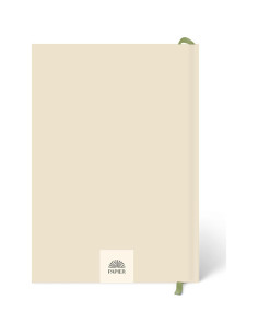 Diario de Bienestar Papier Tapa Dura Beige 21.5x15.3 cm 2