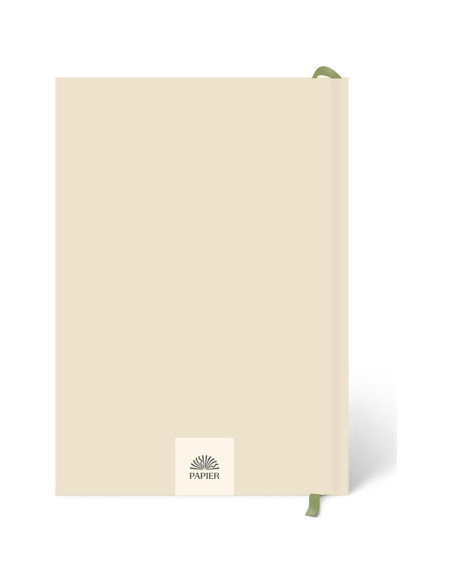 Diario de Bienestar Papier Tapa Dura Beige 21.5x15.3 cm