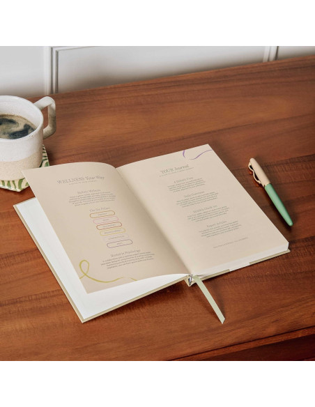 Diario de Bienestar Papier Tapa Dura Beige 21.5x15.3 cm