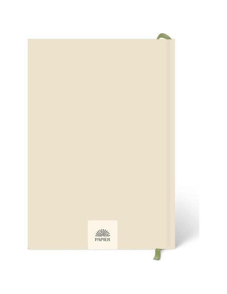 Diario de Bienestar Papier Tapa Dura Beige 21.5x15.3 cm