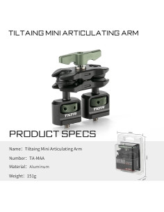 Brazo Articulado Mini Tilta TA-MAA para Accesorios de Cámara 2