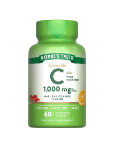 Vitamina C Masticable Verdad de la Naturaleza 1000 mg 60 Tabletas