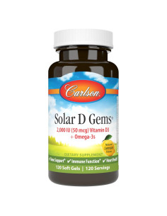 Vitamina D3 Natural Carlson Labs 2000 UI 120 Gelatinas Blandas