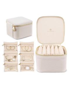 Organizador de Joyas de Viaje Vlando - 6 Bolsillos Terciopelo