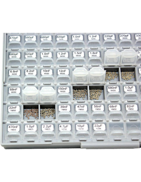 Kit de Capacitores SMD AideTek 0805 - 103 Valores, 50pcs/Valor