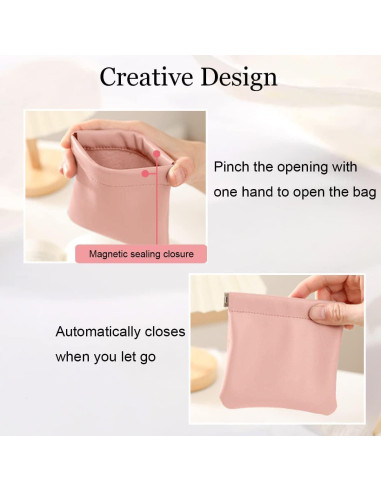 6 Bolsas de Viaje de Joyería PU Muchly - Organizador Compacto