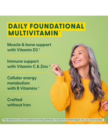 MegaFood One Daily Multivitamina Sin Hierro - 90 Tabletas
