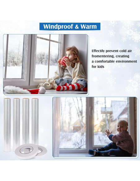 Kit Aislamiento Ventanas Frienda 4 Rollos 1.57 x 5.33 m