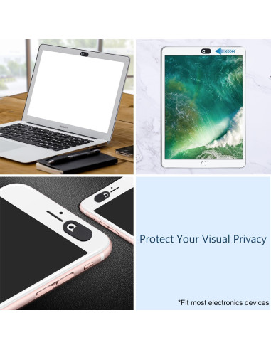 Cubierta de Webcam TENOC 5 Pcs Protección Privacidad Negro