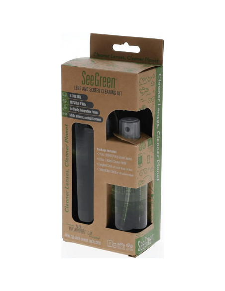 Kit de Limpieza de Lentes y Pantallas SeeGreen 236ml
