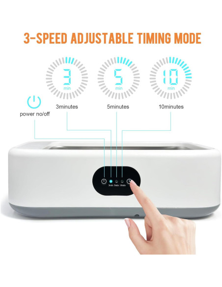 Máquina de Limpieza Ultrasónica MTWML 640ml 40W 49kHz