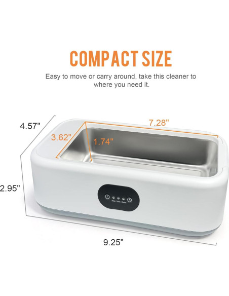 Máquina de Limpieza Ultrasónica MTWML 640ml 40W 49kHz