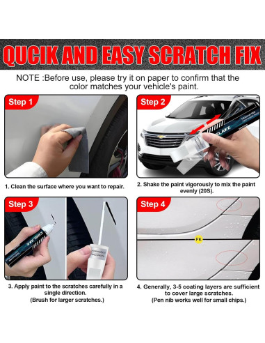 Pintura de Retoque COSLAKE Negro Onyx para GMC 12ml