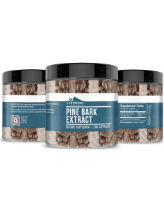 Extracto de Corteza de Pino Earthborn Elements 200 Cápsulas Puro 2