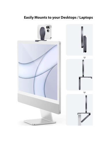 Soporte de Cámara de Continuidad Stouchi para iMac y MacBook