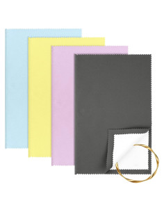 Paño de Pulido de Joyería Femeng 4 Piezas 31.75x25.4 cm