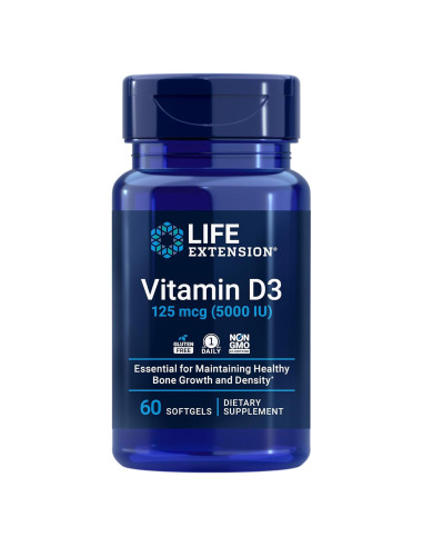 Suplemento Life Extension Vitamina E 268mg + D3 125mcg